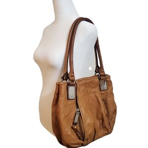 Tignanello leather shoulder purse